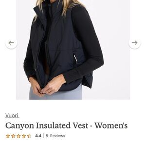 Vuori Canyon Insulated Vest